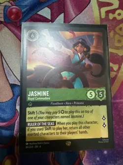 Jasmine Royal Commodore 84/204 Legendary Disney Lorcana Azurite Sea - Image 1