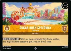 Sugar Rush Speedway 35/204 Regular Azurite Sea Disney Lorcana - Image 1