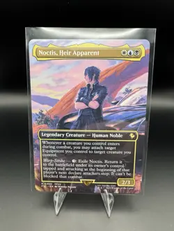 MTG Final Fantasy Scene Card Bundle (Noctis, Chocobo Camp, And Chaos Shrine) - Image 1