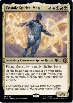 Cosmic Spider-Man SPM #127 Mythic Marvel's Spider-Man Magic: The Gathering NM - Image 1