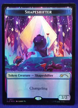 Shapeshifter Token - MTG - 1907 Double Rainbow Foil Secret Lair Drop -SLD- NM - Image 2