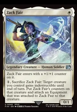 Zack Fair FIN 45 Uncommon MTG - Image 1
