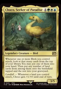 Choco, Seeker of Paradise FIN 215 Rare MTG - Image 1
