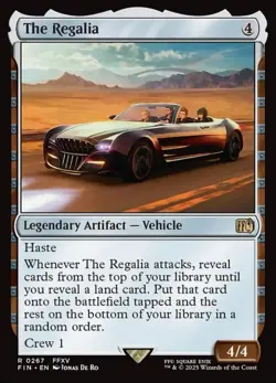 The Regalia FIN 267 Rare MTG - Image 1