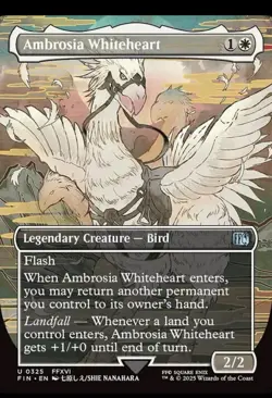 Ambrosia Whiteheart Borderless FIN 325 Uncommon MTG - Image 1