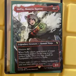 Yuffie, Materia Hunter (Borderless) (Chocobo Track Foil) Commander: Final... - Image 1