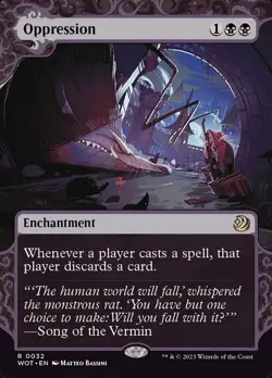 Magic The Gathering MTG OPPRESSION SHOWCASE Wilds of Eldraine NM Near Mint - Image 1