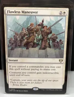 MTG Magic the Gathering Flawless Maneuver Commander Masters NM - Image 1