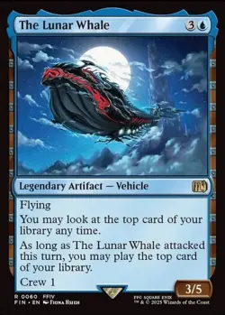 The Lunar Whale FIN 60 Rare MTG - Image 1