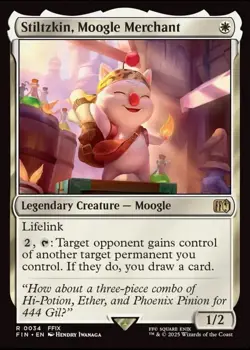 Stiltzkin, Moogle Merchant FIN 34 Rare MTG - Image 1