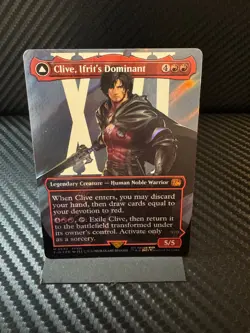 Clive, Ifrit's Dominant | Borderless - Surge Foil | Final Fantasy | FIN 530 - Image 1