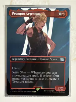Prompto Argentum (Borderless) (Surge Foil) Final Fantasy - MTG - Image 1