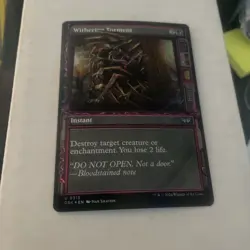 Withering Torment (Showcase) Duskmourn: House of Horror Foil NM-M Unplayed - Image 1