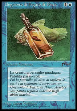 Fishliver Oil (Unguento di Fegato di Pesce) LP, Italian MTG Italian Renaissance - Image 1