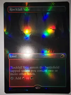 Rockfall Vale Borderless Full Art Foil - Image 1
