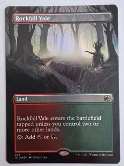 Rockfall Vale Borderless Full Art Foil - Image 2