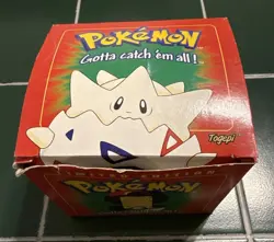 Pokemon 23k Gold Plated TOGEPI Trading Card W/Box By Burger King 1999 - Image 1