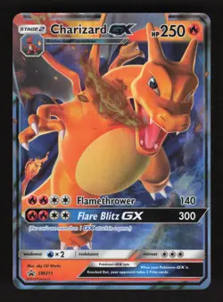 Charizard GX SM211 Pokemon Hidden Fates Promo Holo Full Art Card - Image 1