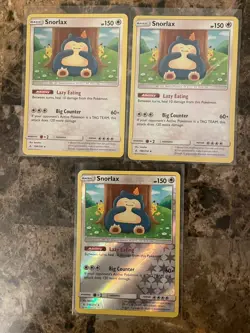 2019 Pokemon Unbroken Bonds Snorlax HOLO #158/214 EX-NM 2x 1x Rev Holo - Image 1