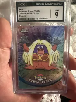 2000 Pokemon Topps Jynx Chrome Series 2 -124 Chrome CGC 9 Mint - Image 1