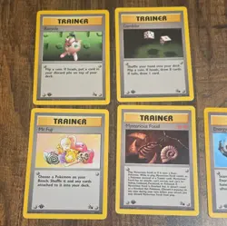 Pokemon TCG Base Set Vintage Lot - Trainer set 1st edition - Image 2