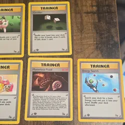Pokemon TCG Base Set Vintage Lot - Trainer set 1st edition - Image 3