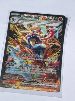 Pokemon TCG Greninja EX 214 Twilight Masquerade Sir 214/167 NM - Image 1