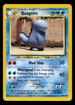 Quagsire 48/64 Neo Revelation Common Pokemon TCG - Image 1