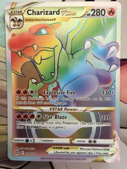 Charizard VSTAR 174/172 Brilliant Stars Secret Rare Holo 2022 Pokemon Card - Image 1