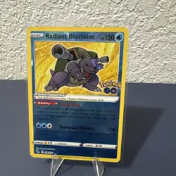 The Pokemon Company Radiant Blastoise 018/078 Pokemon GO Radiant Rare Holo Eng - Image 1