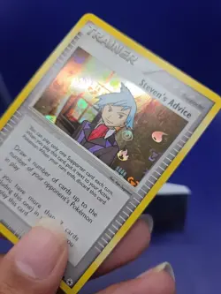 2004 Pokemon Steven's Advice Reverse Holo Trainer 92/101 EX Hidden Legends - Image 3