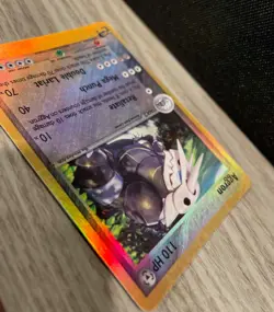 Pokemon TCG Aggron 1/109 Reverse Holo EX Ruby Sapphire Base Set E Reader Card - Image 3