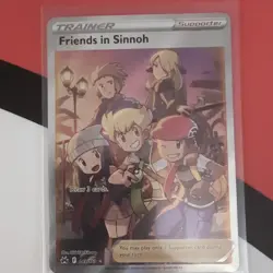 Pokemon TCG Friends in Sinnoh 149/159 Full Art Holo Rare Crown Zenith NM - Image 1