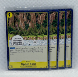 [4x] Upper Yard Playset - OP05-117 - One Piece TCG Yellow Card NM - Image 1