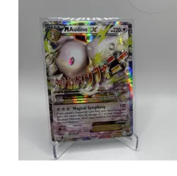 Pokemon M Audino EX Fates Collide Ultra Rare 85/124 220 HP Holo English - Image 1