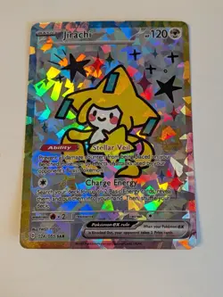 Derpy Pokemon Jirachi Special Doujin Holo Art Card - Image 1