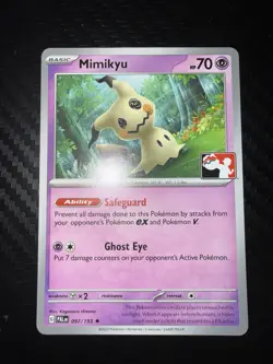 Mimikyu 097/193 Rare Prize Pack Series Cards Pokemon Near Mint - Image 2