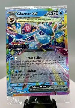 Glaceon EX 026/131 SEALED Stamped Promo - Pokemon SV Prismatic Evolutions - Image 1