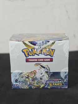 ✨Pokemon Sword & Shield Brilliant Stars Booster Box SEALED w/ Acrylic - MINTY🔥 - Image 2