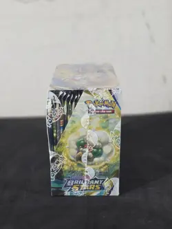 ✨Pokemon Sword & Shield Brilliant Stars Booster Box SEALED w/ Acrylic - MINTY🔥 - Image 5