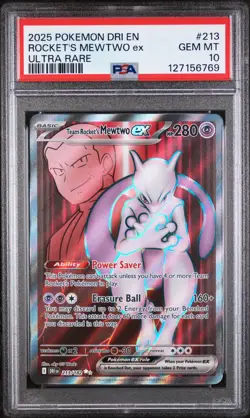 Pokemon Dri En-Destined Rivals Rocket'S Mewtwo Ex PSA 10 - Image 1