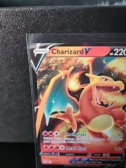 Charizard V - 17/172 - Ultra Rare Brilliant Stars - Pokemon TCG Near Mint+ - Image 2