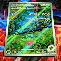 Pokemon TCG SV: Scarlet & Violet 151 Ivysaur 167/165 IR Full Alternate Art - Image 3