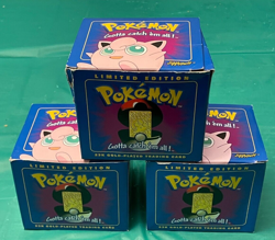 1 - Pokemon JIGGLYPUFF 23k Gold Plated Trading Card & Pokeball BK Sealed - Image 1