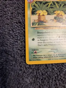 Pokemon Exeggutor Promo Regular Stage 1 Card 70 HP 13/18 Southern Islands 2001 - Image 2