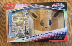 Pokemon TCG Prismatic Evolutions Accessory Pouch Special Collection Box Eevee - Image 1