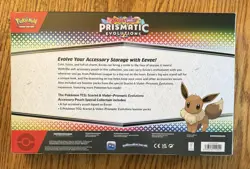Pokemon TCG Prismatic Evolutions Accessory Pouch Special Collection Box Eevee - Image 2