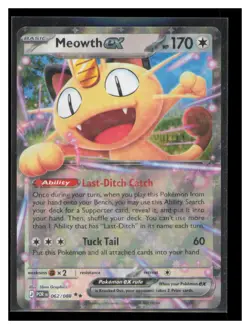 🎴 Meowth ex 062/088 Perfect Order NM 🎨 Graphics - Image 1