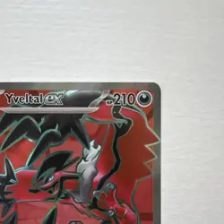 Pokemon Yveltal EX 105/088 PO Basic 210 HP Ultra Rare Full Art Holo Card - Image 3