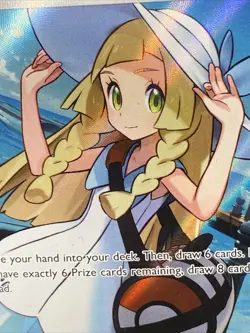 Lillie's Determination 169/132 Pokemon TCG Me01: Mega Evolution Ultra Rare Holo - Image 2